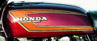 gas tank 1978 Honda 750F red  Super Sport